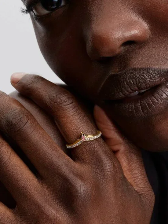 Pandora Disney Princess Aurora Tiara Ring - Picture 2 of 4